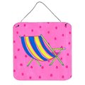 Micasa Beach Chair Aluminium Metal Wall or Door Hanging Prints MI239562